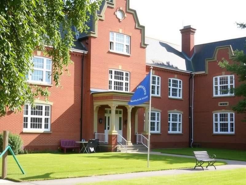 Sports Ground with Students